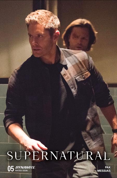 A screenshot of Sam and Dean Winchester from Supernatural