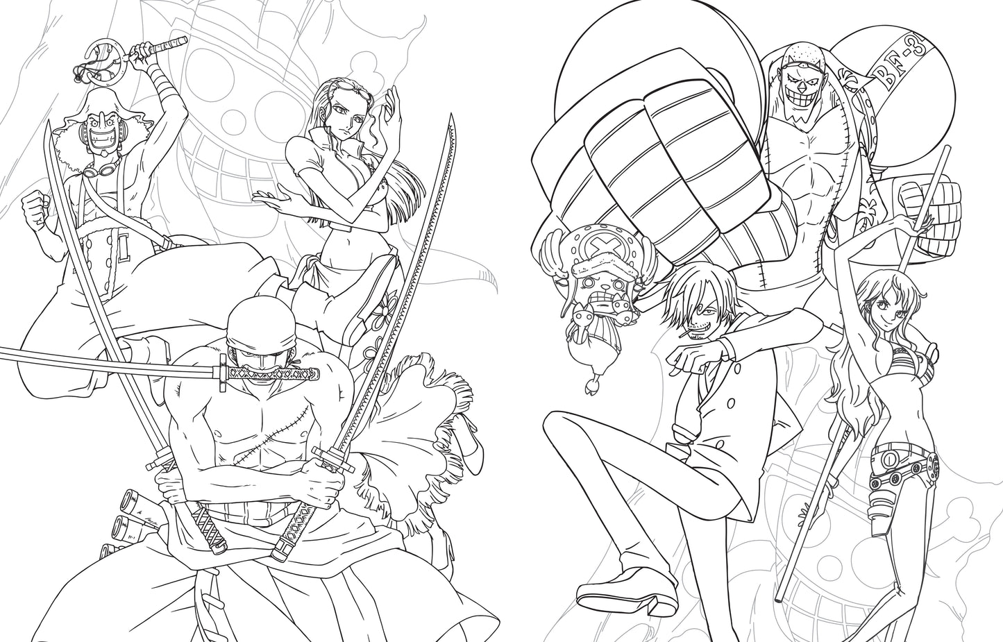 One Piece: Official Crew Coloring Collection | Pirates of the Grand Line