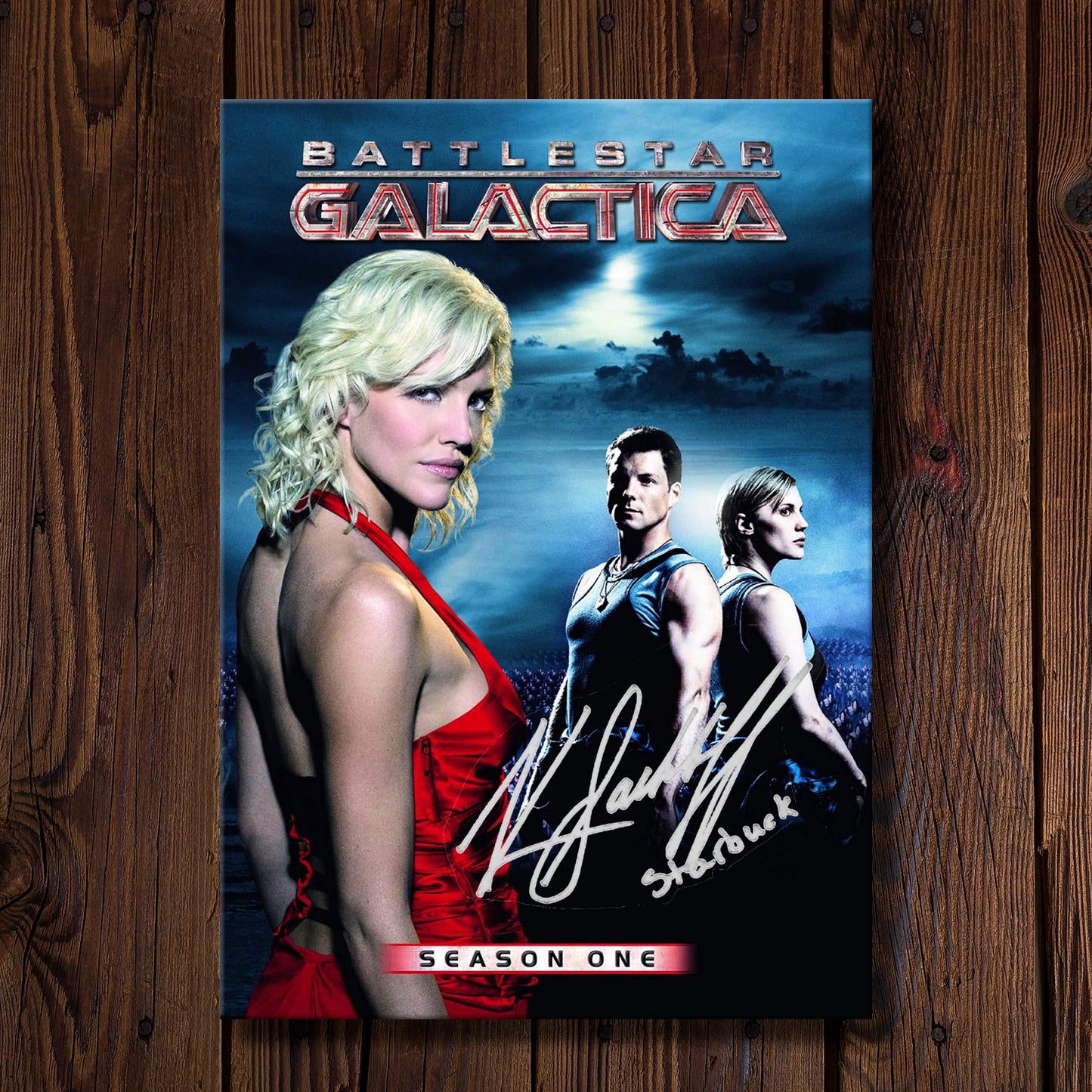 Autographed Battlestar Galactica Series Collection | Katee Sackhoff