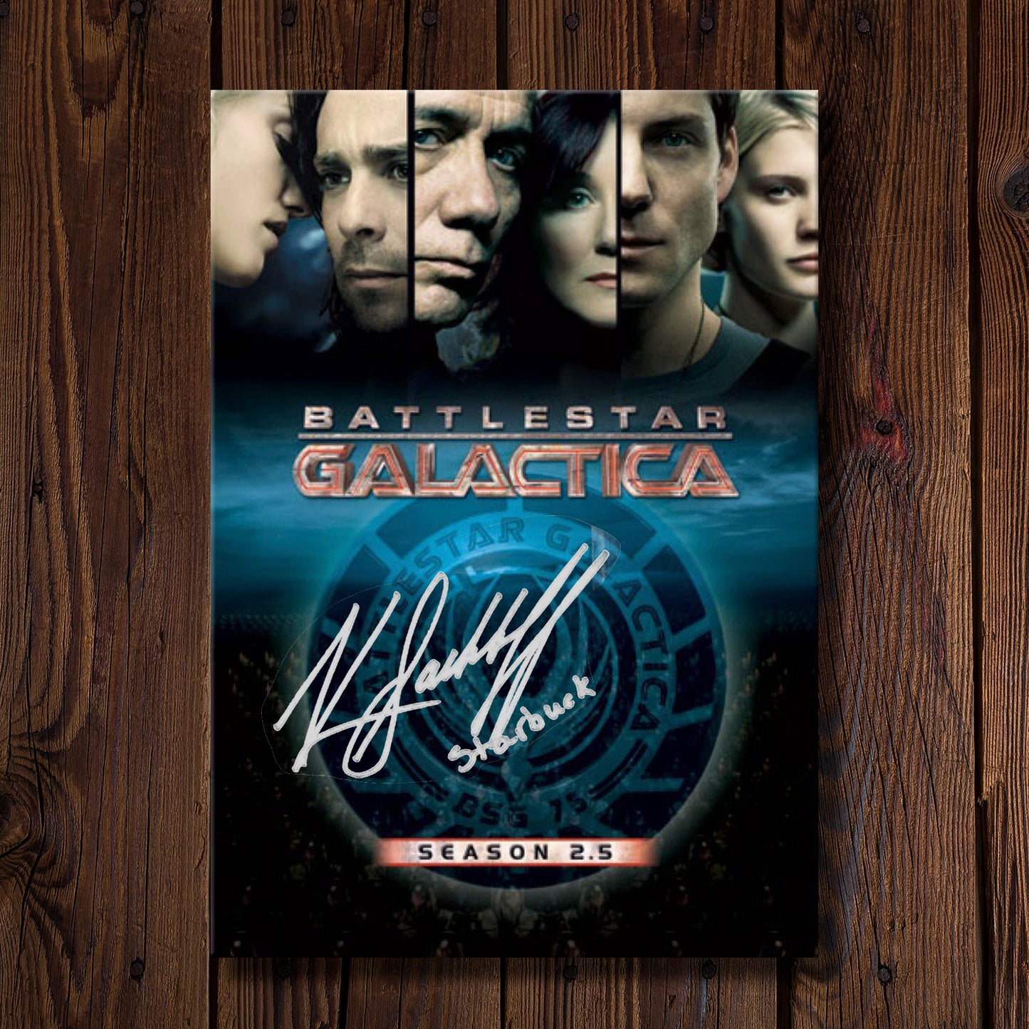 Autographed Battlestar Galactica Series Collection | Katee Sackhoff