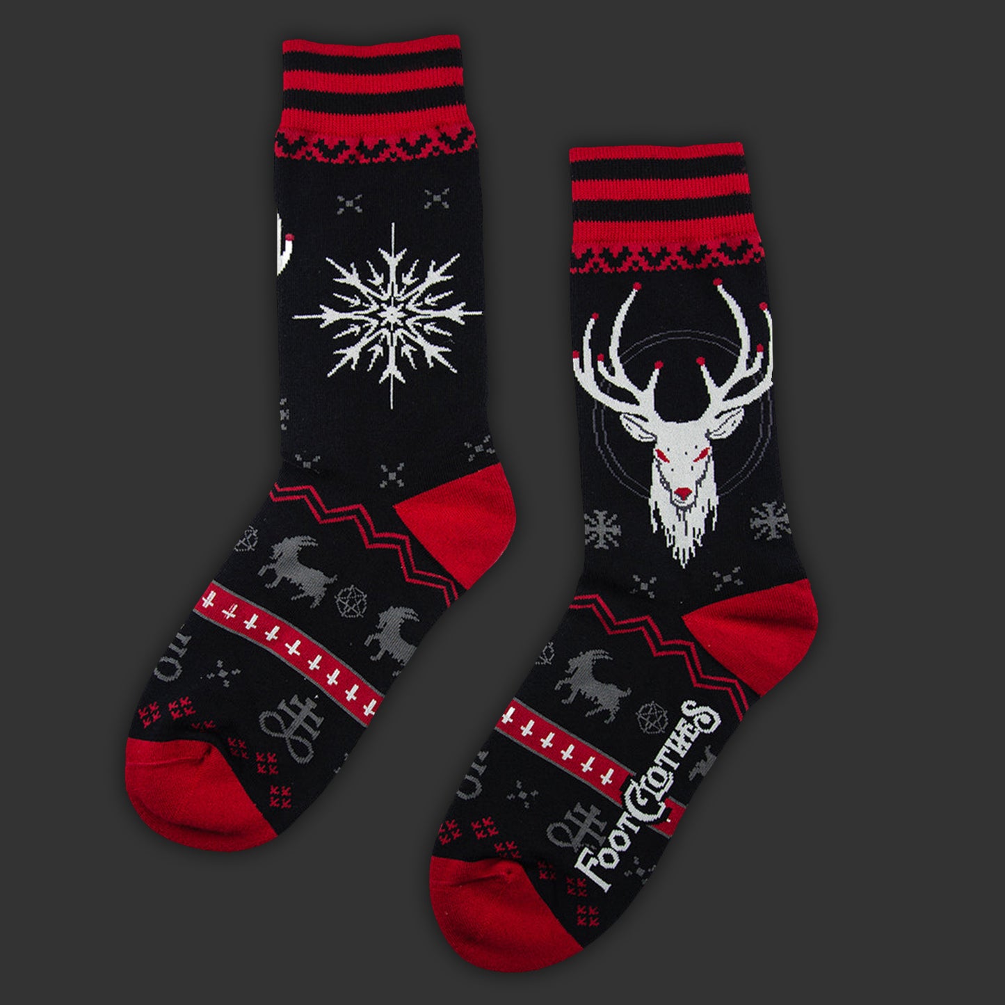Beelzebuck Ugly Xmas Sweater | Crew Socks