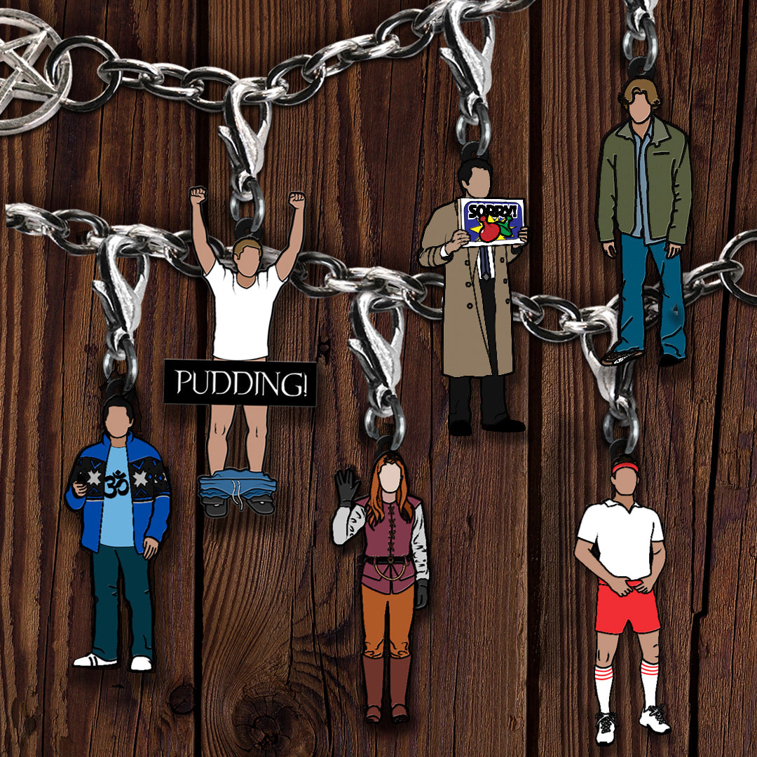 SPN Character Charm Or Zipper Pull | Supernatural