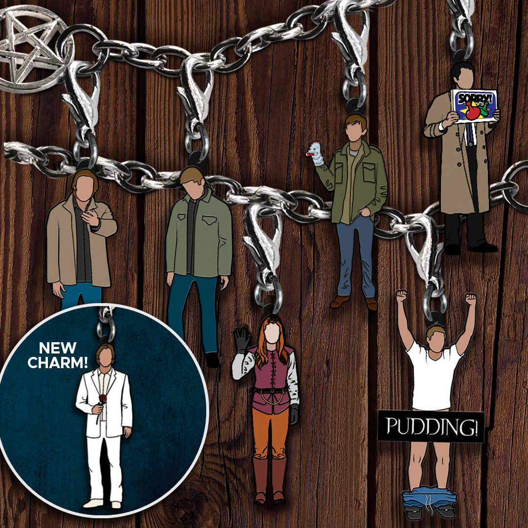 SPN Character Charm Or Zipper Pull | Supernatural