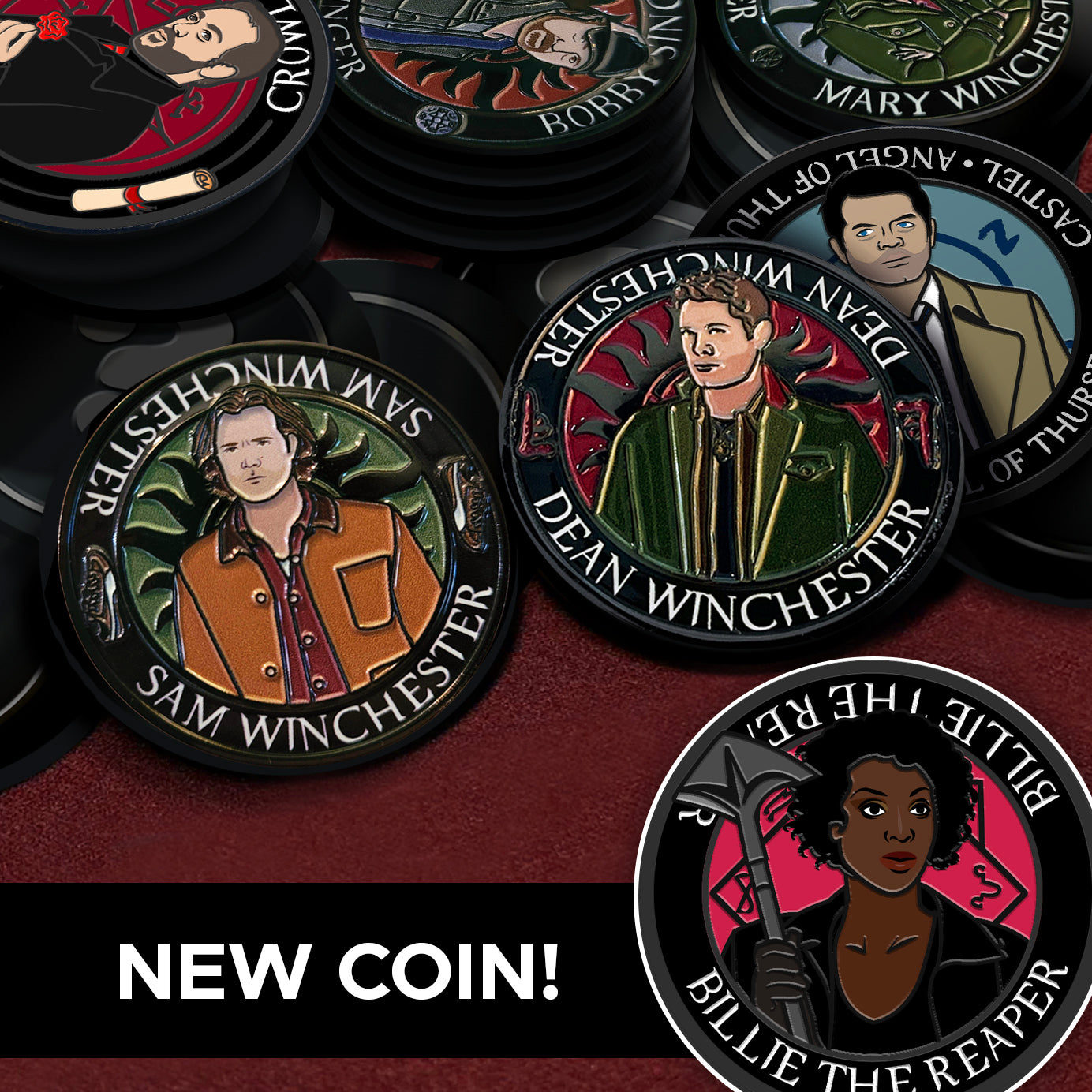 SPN Character Coin Collection