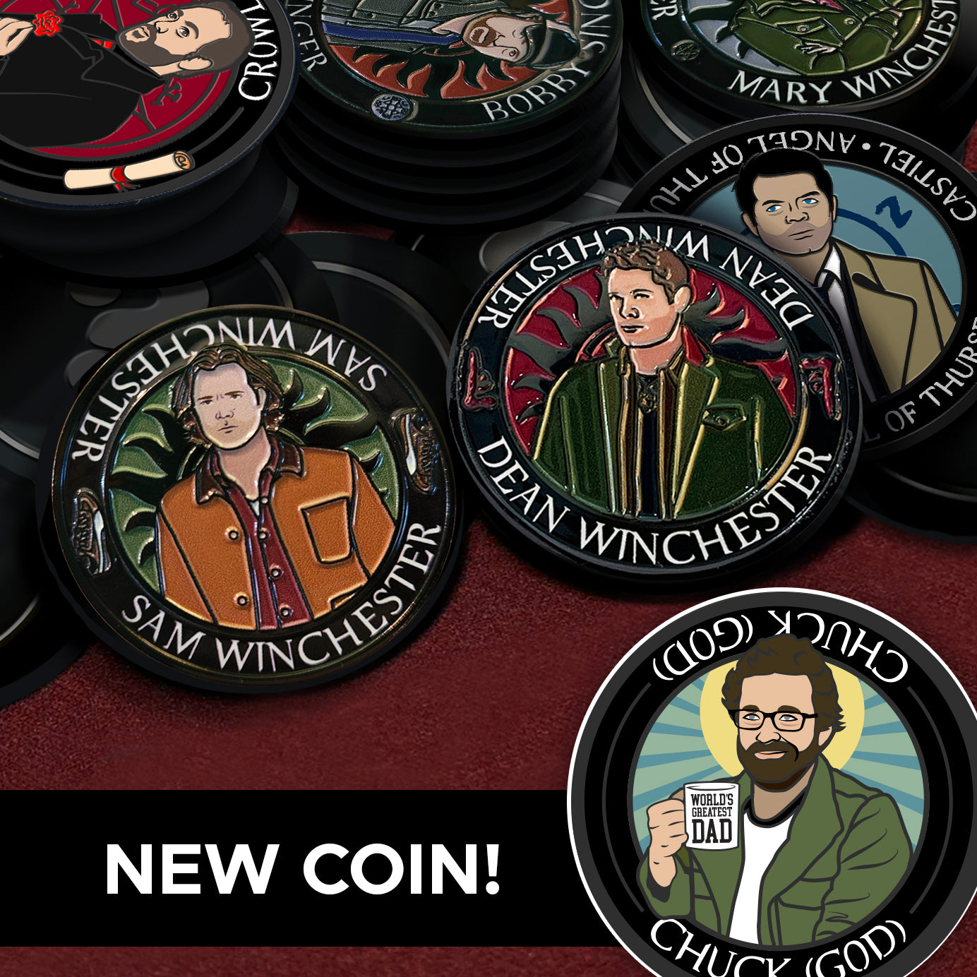 SPN Character Coin Collection