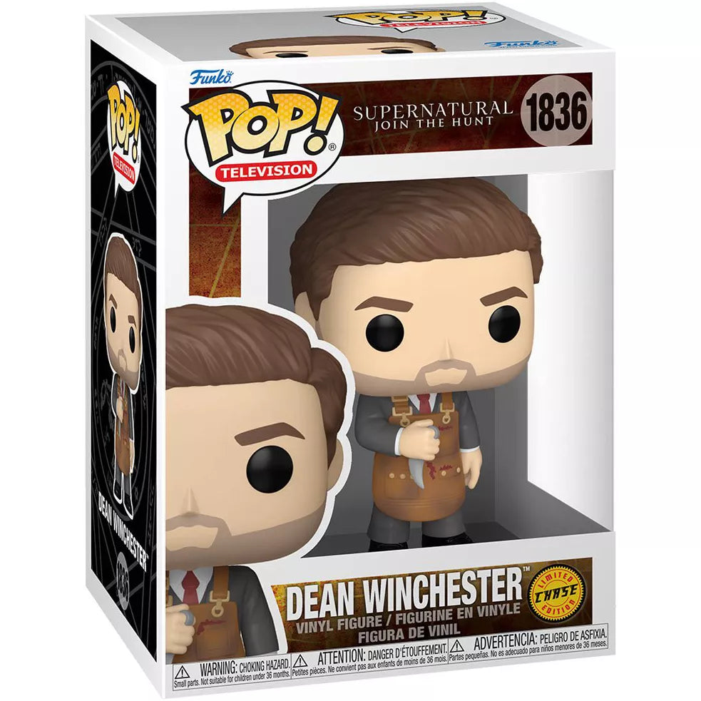 Funko Pop! vinyl figure of Dean Winchester in packaging with Chase label