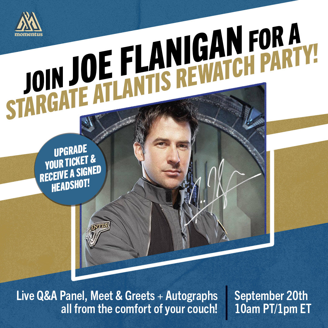 Stargate Atlantis Rewatch Party with Joe Flanigan | Momentus Event
