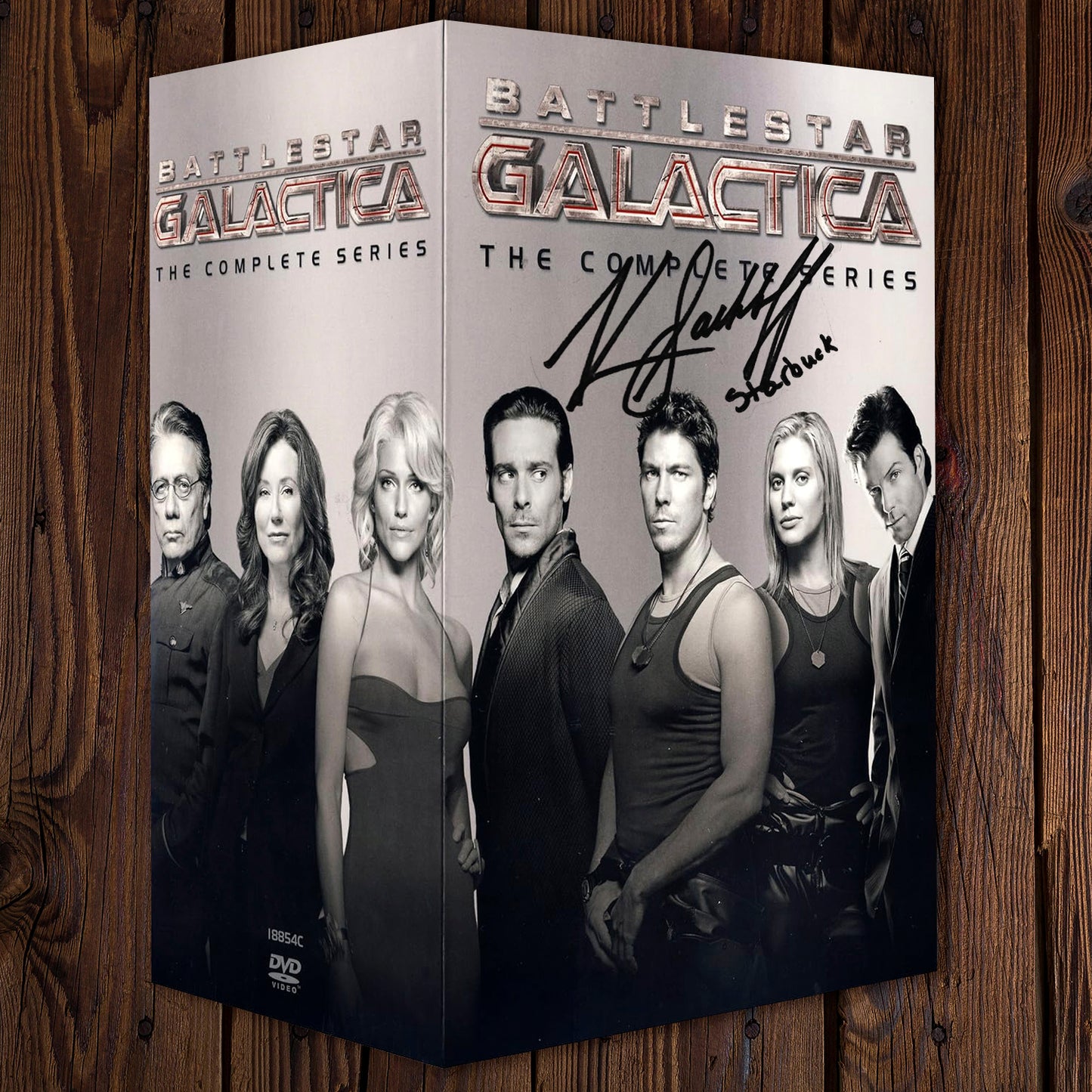 Autographed Battlestar Galactica Series Collection | Katee Sackhoff