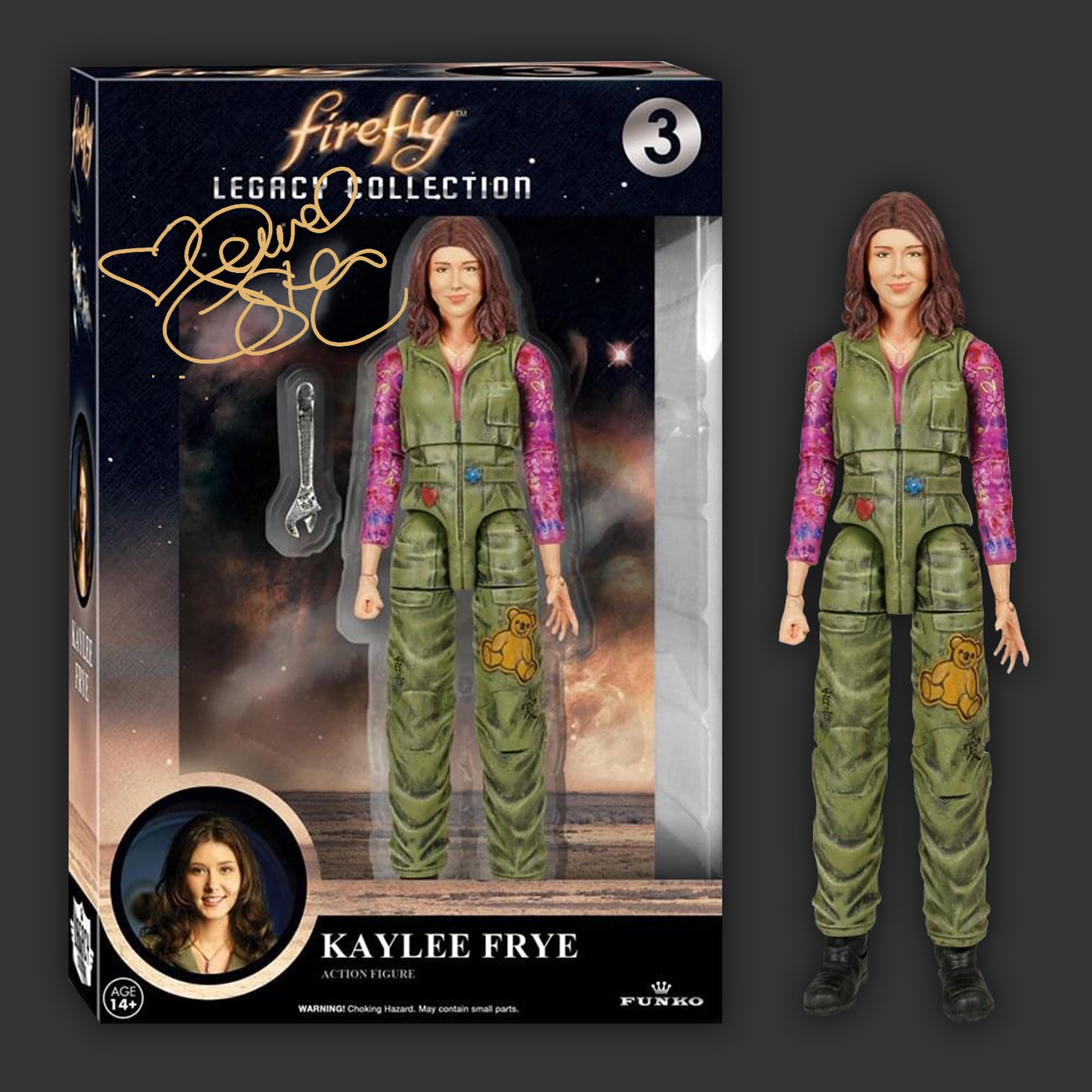 Firefly Legacy Collection Kaylee Frye action figure with packaging