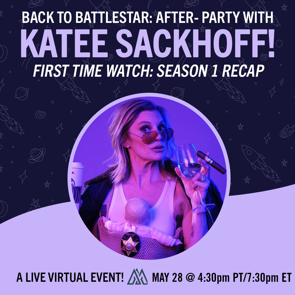 Back to Battlestar Watch Party with Katee Sackhoff (Season One Recap) | Katee Sackhoff