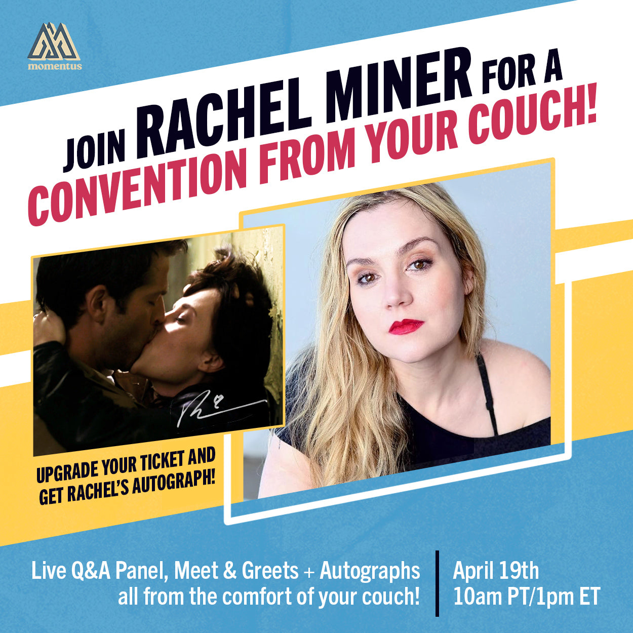 Convention from your Couch: Rachel Miner | Momentus Event