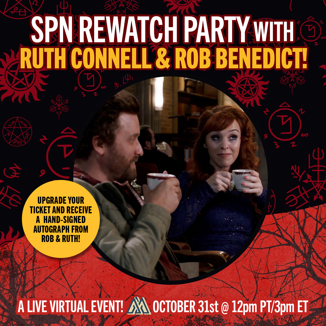 An SPN Rewatch Party with Ruth Connell & Rob Benedict | Momentus Event
