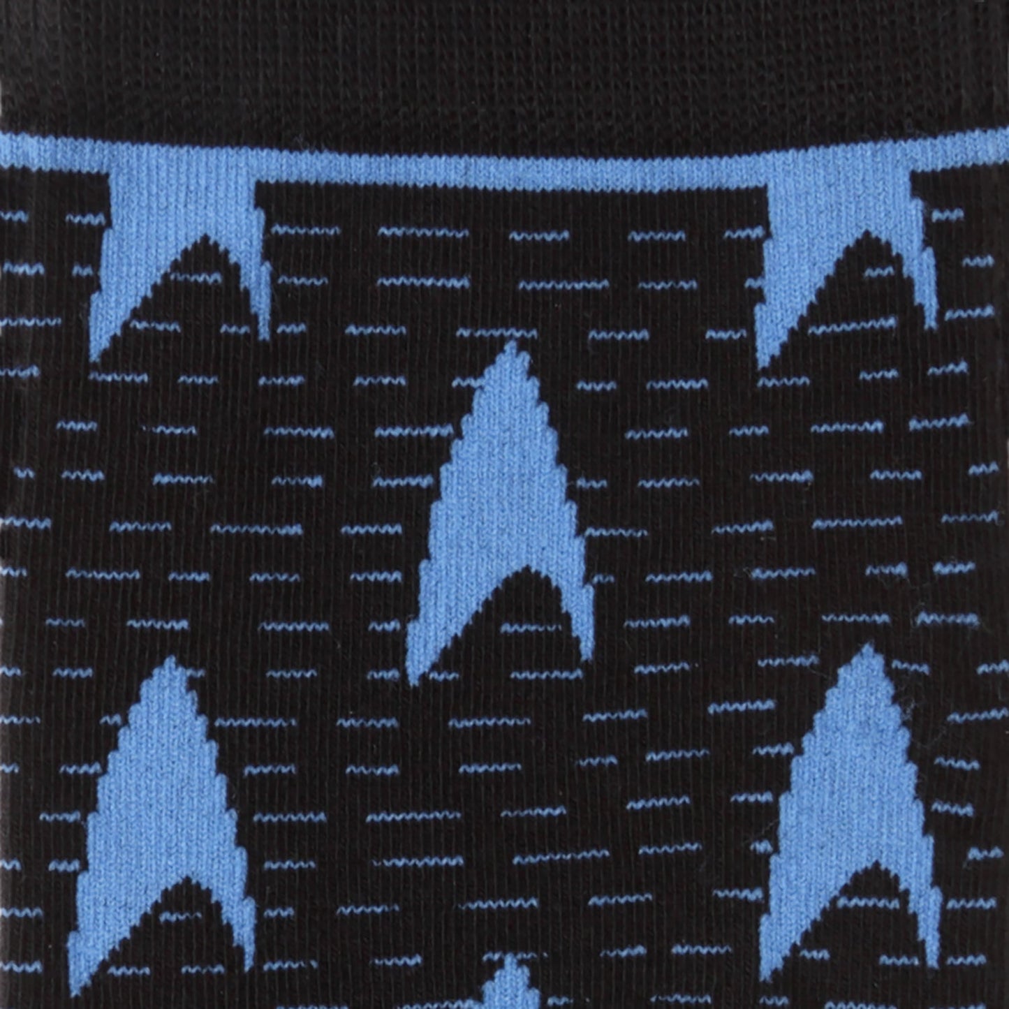 Star Trek Blue Delta Shield Black Men's Socks | Socks