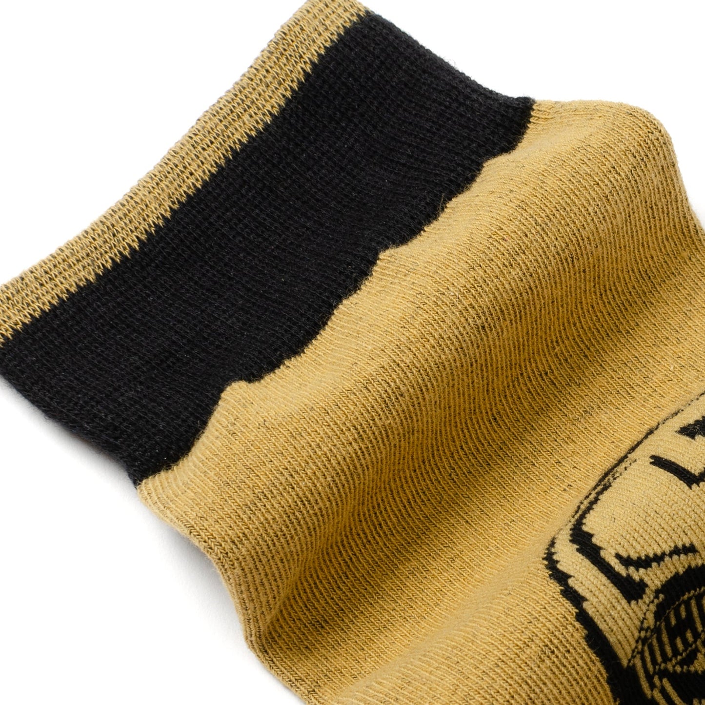 Black and gold socks featuring C3PO
