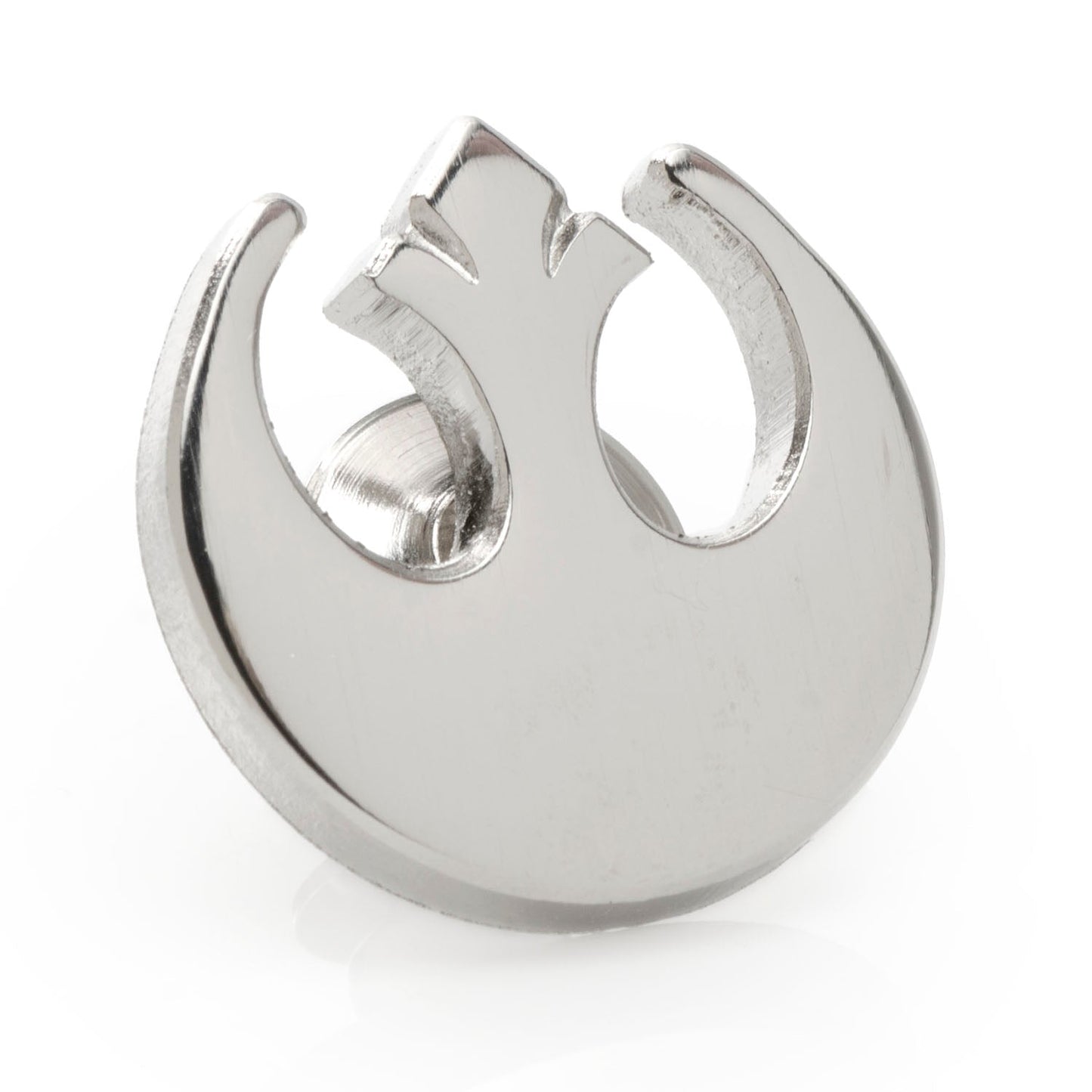 Silver Rebel Alliance symbol lapel pin