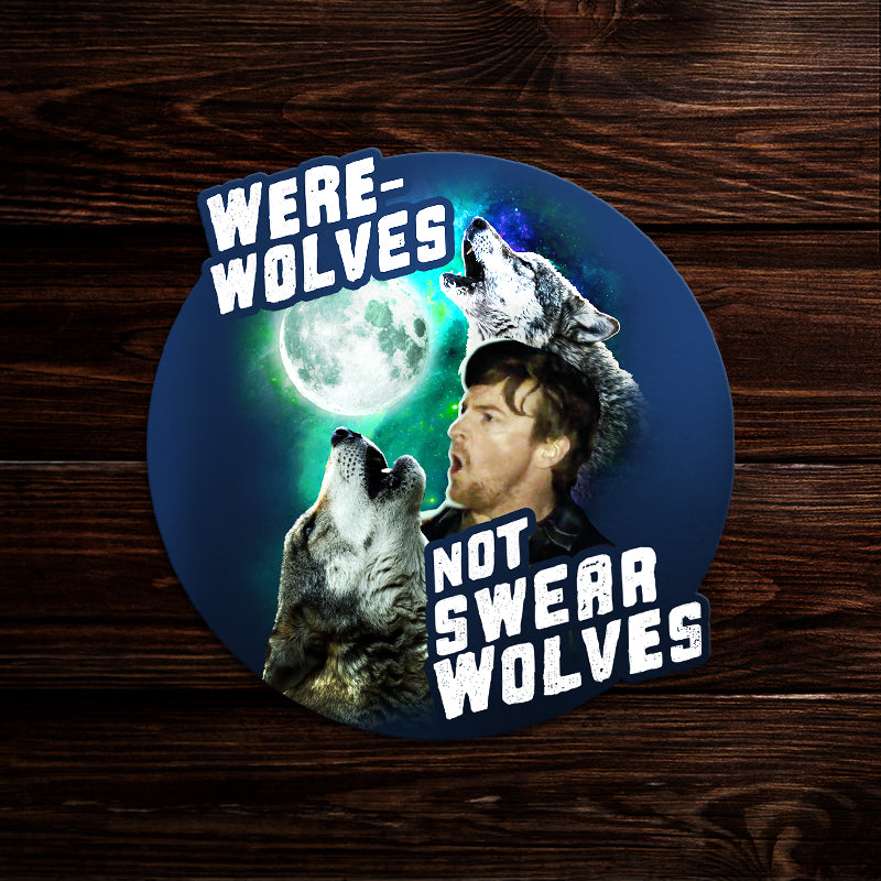 Rhys Darby’s Swearwolves Sticker | WWDITS