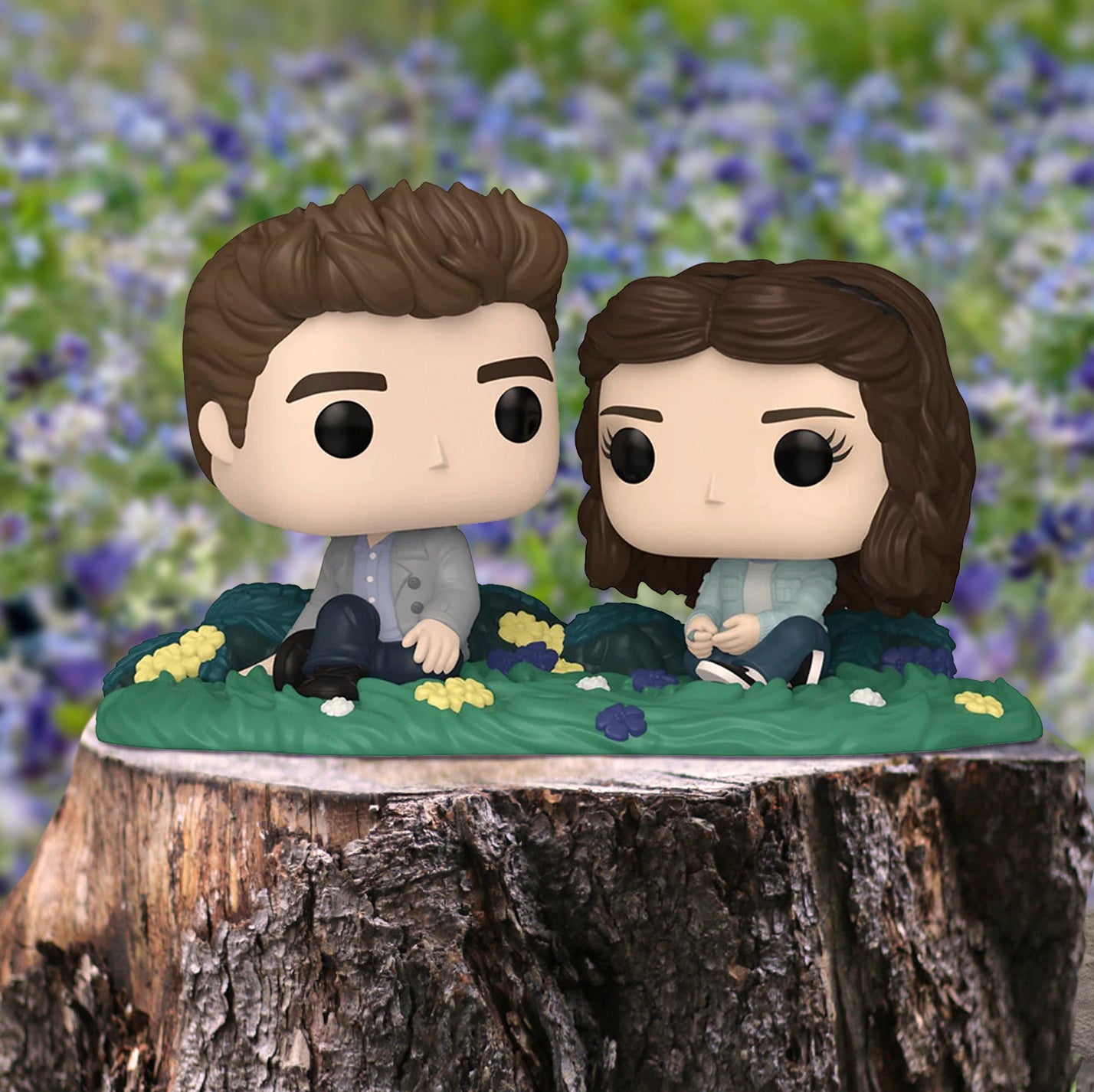 A Funko Pop Moment depicting Edward and Bella from "Twilight"