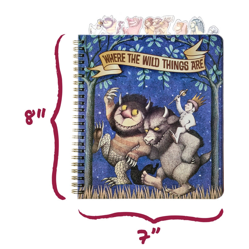 Where the Wild Things Are Journal with Monster Tabs | Official Notebook