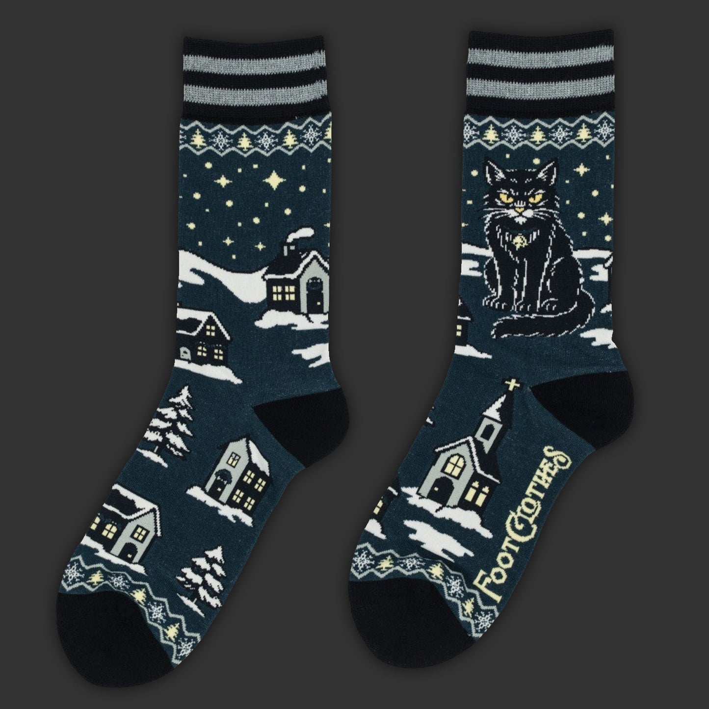 Yule Cat | Crew Socks